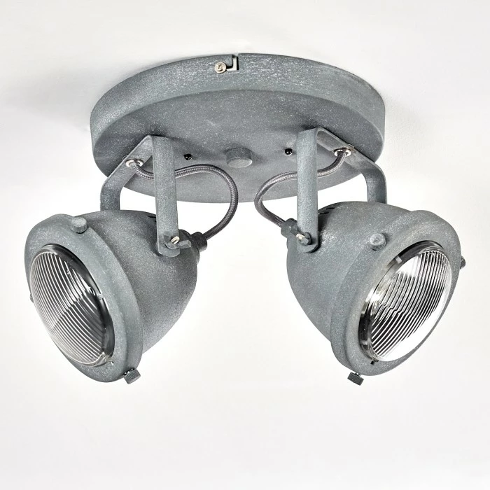 Hofstein Glostrup Deckenleuchte LED Grau, 2-flammig 20 Hofstein Glostrup Deckenleuchte LED Grau, 2-flammig – Bild 20