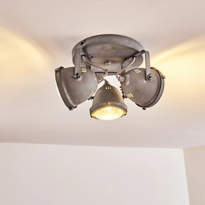 Hofstein Glostrup Deckenleuchte LED Grau, 3-flammig 15 Hofstein Glostrup Deckenleuchte LED Grau, 3-flammig – Bild 15