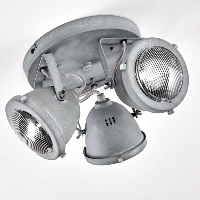 Hofstein Glostrup Deckenleuchte LED Grau, 3-flammig 6 Hofstein Glostrup Deckenleuchte LED Grau, 3-flammig – Bild 6