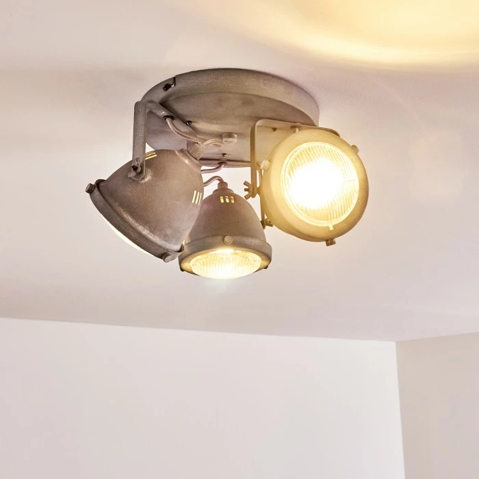 Hofstein Glostrup Deckenleuchte LED Grau, 3-flammig 7 Hofstein Glostrup Deckenleuchte LED Grau, 3-flammig – Bild 7