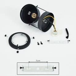 Hofstein Glostrup Deckenleuchte LED Schwarz, 1-flammig -LED Leuchten Verkäufe glostrup deckenleuchte h3381144 2