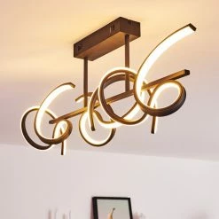 Hofstein Gora Deckenleuchte LED Schwarz, 3-flammig -LED Leuchten Verkäufe gora deckenleuchte h3325957 13