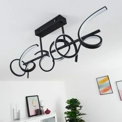 Hofstein Gora Deckenleuchte LED Schwarz, 3-flammig -LED Leuchten Verkäufe gora deckenleuchte h3325964 14