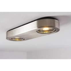 Hofstein Granada Deckenleuchte LED Nickel-Matt, 2-flammig -LED Leuchten Verkäufe granada deckenleuchte h3002278 4