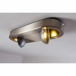 Hofstein Granada Deckenleuchte LED Nickel-Matt, 2-flammig -LED Leuchten Verkäufe granada deckenleuchte h3002278 5
