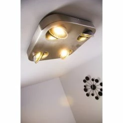 Hofstein Granada Deckenleuchte LED Nickel-Matt, 4-flammig -LED Leuchten Verkäufe granada deckenleuchte h3002292 17