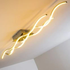 Hofstein Grant Deckenleuchte LED Nickel-Matt, 1-flammig 34 Hofstein Grant Deckenleuchte LED Nickel-Matt, 1-flammig -LED Leuchten Verkäufe grant deckenleuchte h300366 do5 15