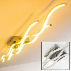 Hofstein Grant Deckenleuchte LED Nickel-Matt, 1-flammig 35 Hofstein Grant Deckenleuchte LED Nickel-Matt, 1-flammig -LED Leuchten Verkäufe grant deckenleuchte h300366 do5 16