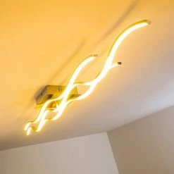 Hofstein Grant Deckenleuchte LED Nickel-Matt, 1-flammig 36 Hofstein Grant Deckenleuchte LED Nickel-Matt, 1-flammig -LED Leuchten Verkäufe grant deckenleuchte h300366 do5 17