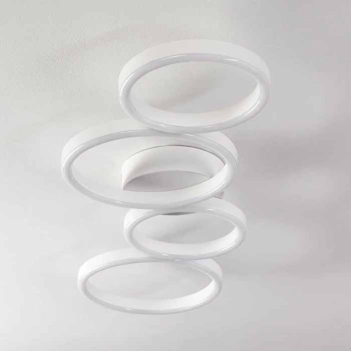 Hofstein Grasse Deckenleuchte LED Weiß, 1-flammig 5 Hofstein Grasse Deckenleuchte LED Weiß, 1-flammig – Bild 5