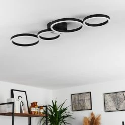 Hofstein Grasse Deckenleuchte LED Schwarz, 1-flammig -LED Leuchten Verkäufe grasse deckenleuchte h3374924 1