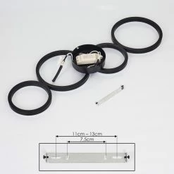 Hofstein Grasse Deckenleuchte LED Schwarz, 1-flammig -LED Leuchten Verkäufe grasse deckenleuchte h3374924 4