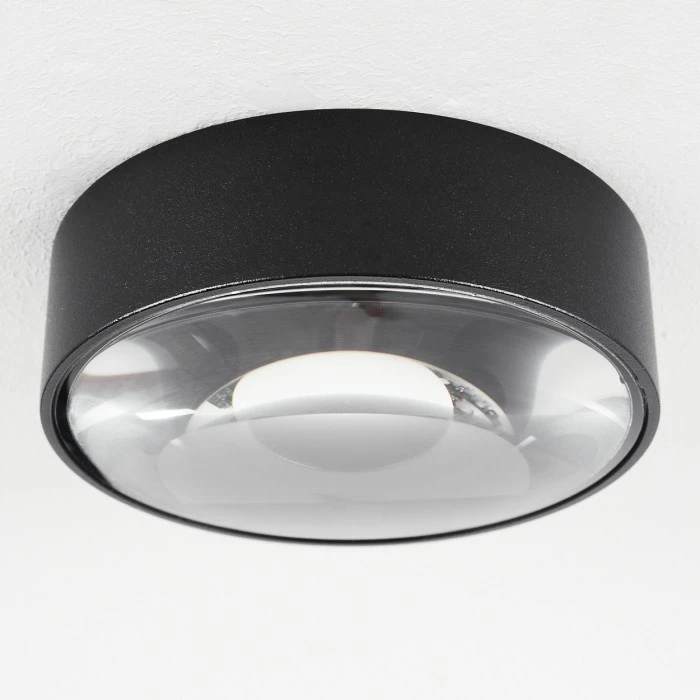 Hofstein Grayan Deckenleuchte LED Schwarz, 1-flammig 8 Hofstein Grayan Deckenleuchte LED Schwarz, 1-flammig – Bild 8