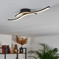 Hofstein Grossari Deckenleuchte LED Schwarz, 2-flammig -LED Leuchten Verkäufe grossari deckenleuchte h3380918 5
