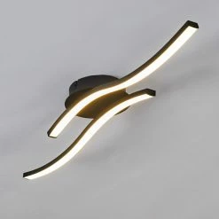 Hofstein Grossari Deckenleuchte LED Schwarz, 2-flammig -LED Leuchten Verkäufe grossari deckenleuchte h3380918 7