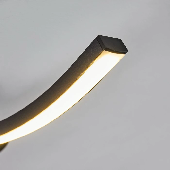 Hofstein Grossari Deckenleuchte LED Schwarz, 1-flammig 5 Hofstein Grossari Deckenleuchte LED Schwarz, 1-flammig – Bild 5