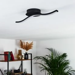 Hofstein Grossari Deckenleuchte LED Schwarz, 1-flammig 19 Hofstein Grossari Deckenleuchte LED Schwarz, 1-flammig -LED Leuchten Verkäufe grossari deckenleuchte h3380932 8