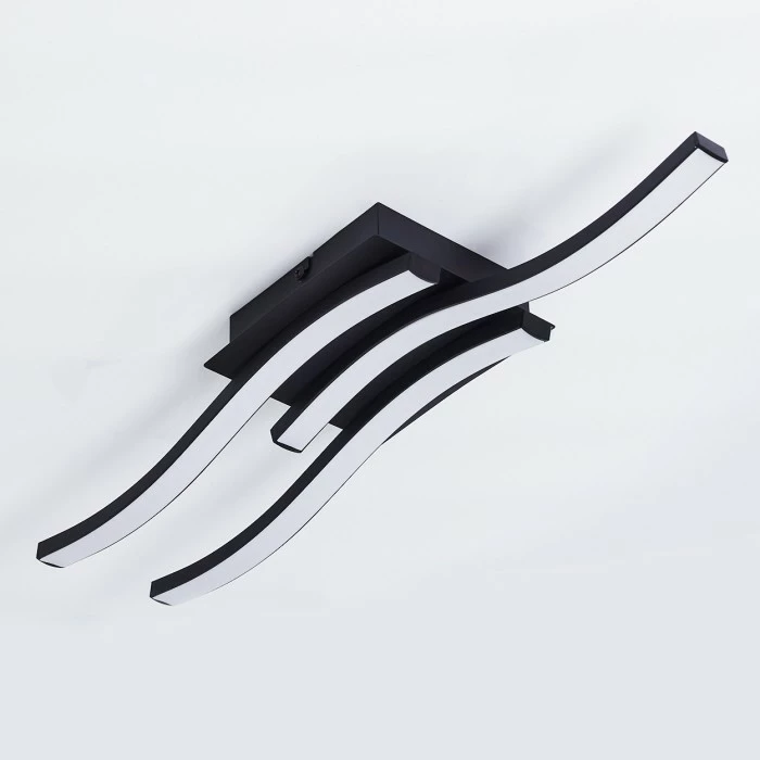 Hofstein Grossari Deckenleuchte LED Schwarz, 3-flammig 7 Hofstein Grossari Deckenleuchte LED Schwarz, 3-flammig – Bild 7