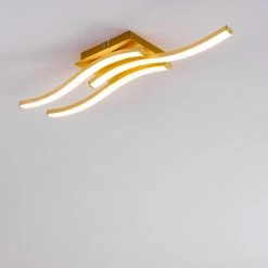 Hofstein Grossarl Deckenleuchte LED Gold, 1-flammig -LED Leuchten Verkäufe grossarl deckenleuchte h3373293 16