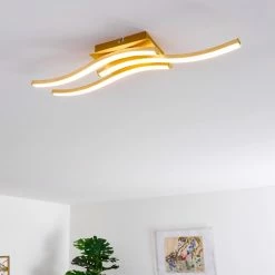 Hofstein Grossarl Deckenleuchte LED Gold, 1-flammig -LED Leuchten Verkäufe grossarl deckenleuchte h3373293 2