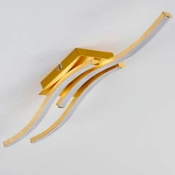 Hofstein Grossarl Deckenleuchte LED Gold, 1-flammig -LED Leuchten Verkäufe grossarl deckenleuchte h3373293 3