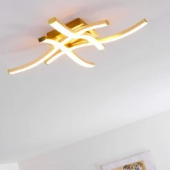 Hofstein Grossarl Deckenleuchte LED Gold, 4-flammig -LED Leuchten Verkäufe grossarl deckenleuchte h3373316 12