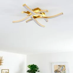 Hofstein Grossarl Deckenleuchte LED Gold, 4-flammig -LED Leuchten Verkäufe grossarl deckenleuchte h3373316 15