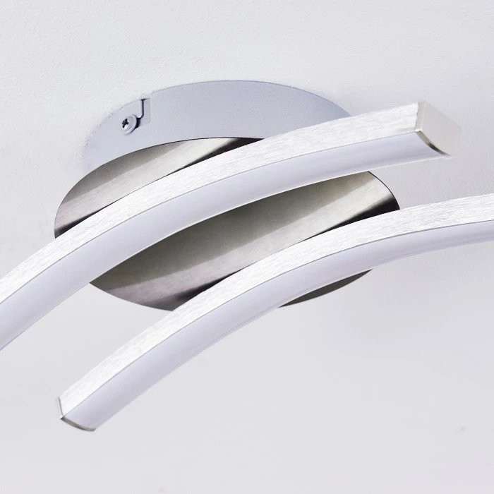 Hofstein Grossarl Deckenleuchte LED Nickel-Matt, 2-flammig 6 Hofstein Grossarl Deckenleuchte LED Nickel-Matt, 2-flammig – Bild 6