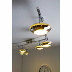 Hofstein Grosseto Deckenspot LED Chrom, 6-flammig -LED Leuchten Verkäufe grosseto deckenspot h335 3