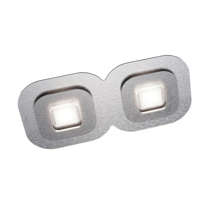 Grossmann AP Deckenleuchte LED Grau, Aluminium, 2-flammig 1 Grossmann AP Deckenleuchte LED Grau, Aluminium, 2-flammig