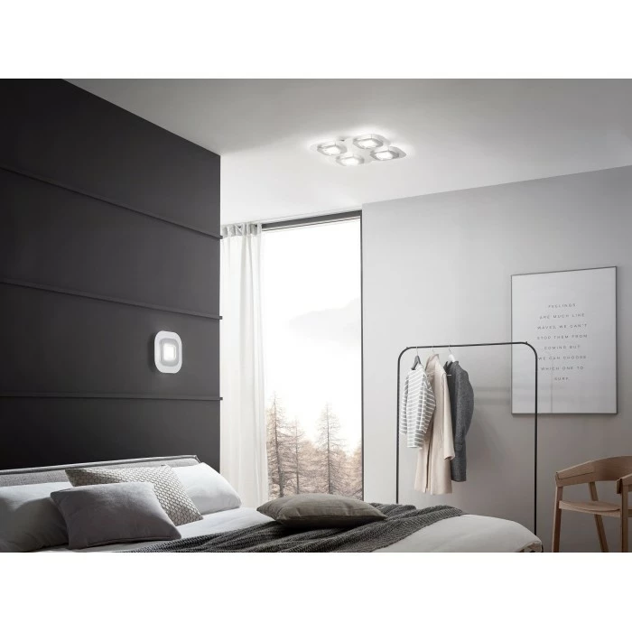 Grossmann AP Deckenleuchte LED Grau, Aluminium, 4-flammig 1 Grossmann AP Deckenleuchte LED Grau, Aluminium, 4-flammig