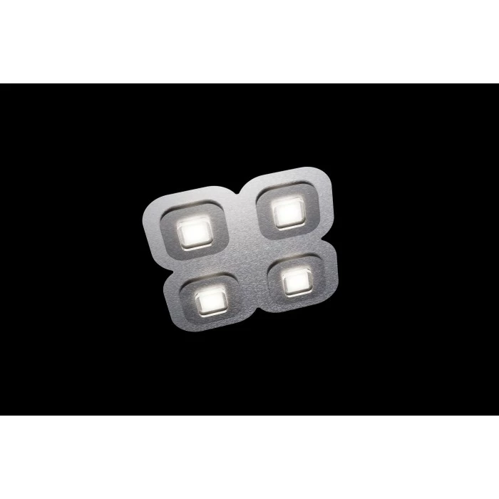 Grossmann AP Deckenleuchte LED Grau, Aluminium, 4-flammig 3 Grossmann AP Deckenleuchte LED Grau, Aluminium, 4-flammig – Bild 3
