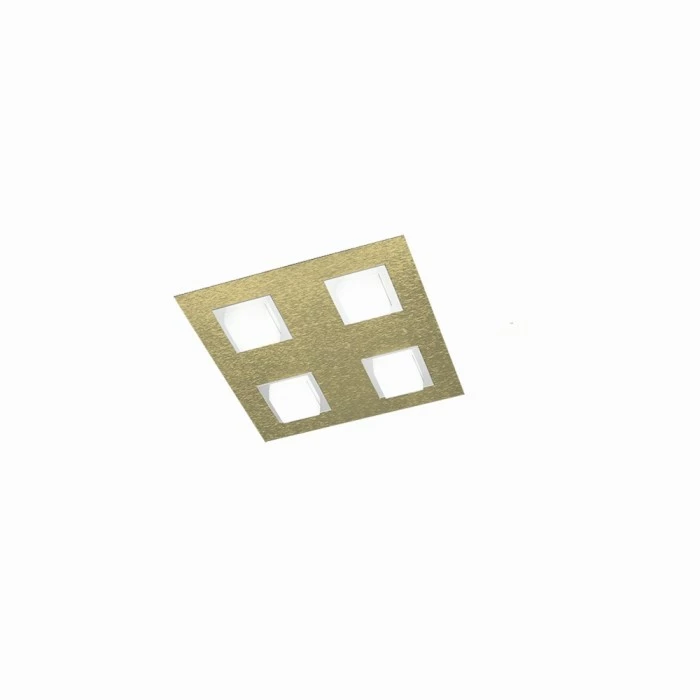 Grossmann BASIC Deckenleuchte LED Messing, 4-flammig 2 Grossmann BASIC Deckenleuchte LED Messing, 4-flammig – Bild 2