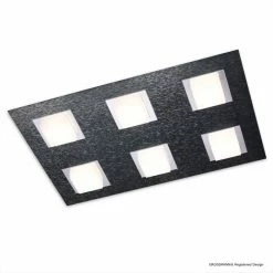 Grossmann BASIC Deckenleuchte LED Anthrazit, 6-flammig 6 Grossmann BASIC Deckenleuchte LED Anthrazit, 6-flammig -LED Leuchten Verkäufe grossmann basic deckenleuchte 76 790 019 2