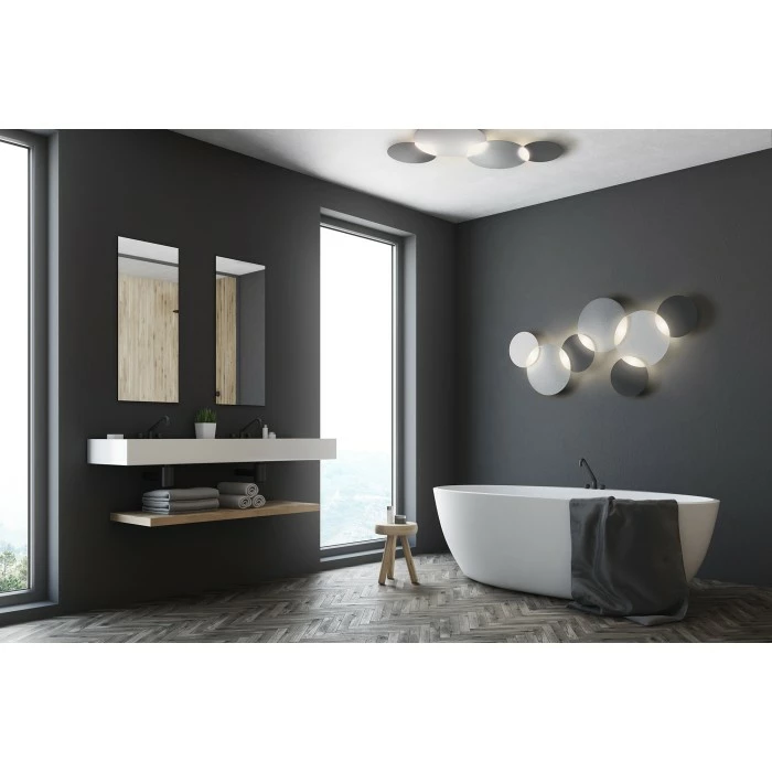 Grossmann CIRC Deckenleuchte LED Grau, Silber, 1-flammig 1 Grossmann CIRC Deckenleuchte LED Grau, Silber, 1-flammig