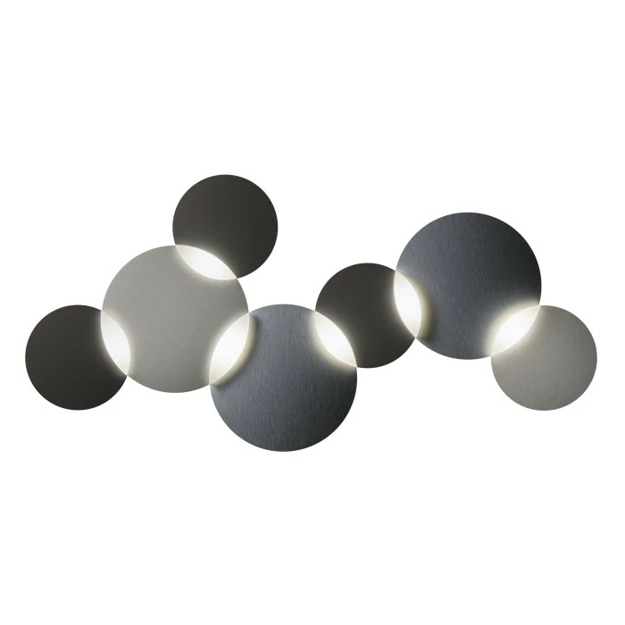 Grossmann CIRC Deckenleuchte LED Grau, Silber, 1-flammig 2 Grossmann CIRC Deckenleuchte LED Grau, Silber, 1-flammig – Bild 2