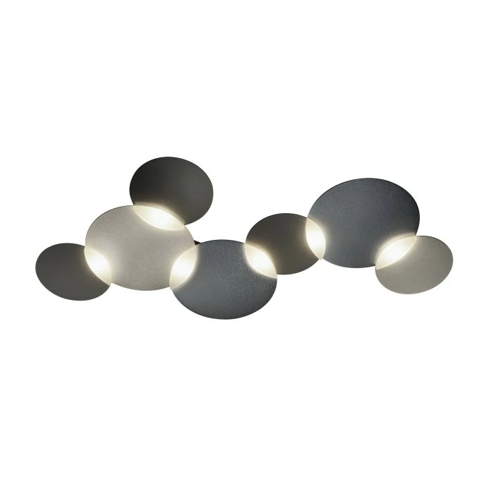 Grossmann CIRC Deckenleuchte LED Grau, Silber, 1-flammig 3 Grossmann CIRC Deckenleuchte LED Grau, Silber, 1-flammig – Bild 3