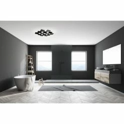 Grossmann CREO Deckenleuchte LED Schwarz, 4-flammig