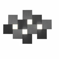 Grossmann CREO Deckenleuchte LED Schwarz, 4-flammig -LED Leuchten Verkäufe grossmann creo deckenleuchte 74 770 045 2