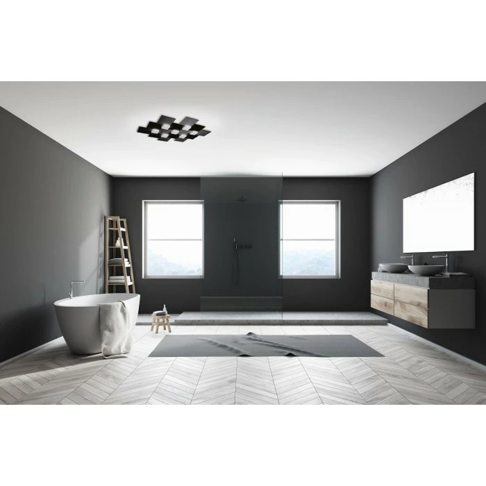 Grossmann CREO Deckenleuchte LED Schwarz, 7-flammig 1 Grossmann CREO Deckenleuchte LED Schwarz, 7-flammig