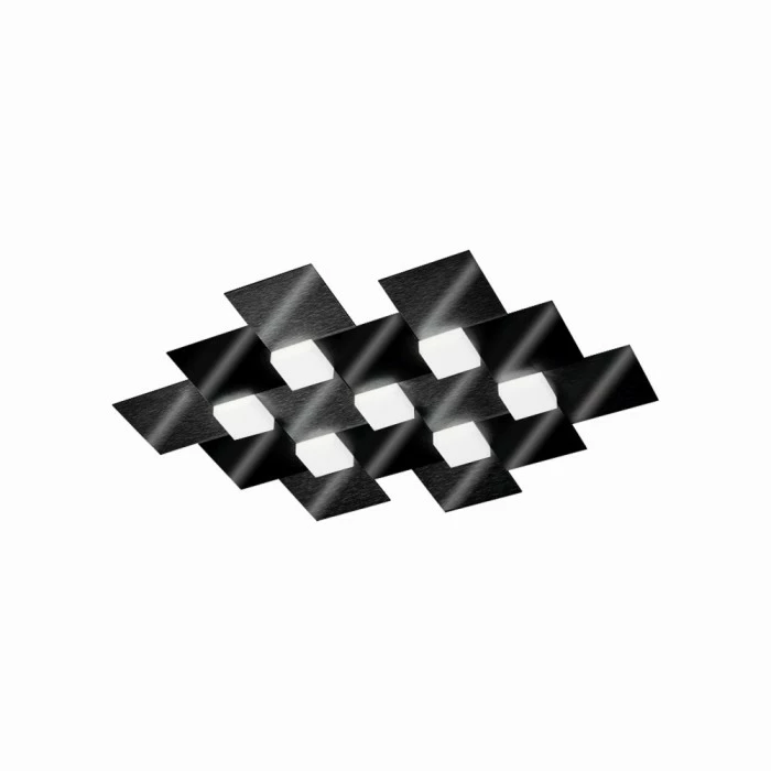 Grossmann CREO Deckenleuchte LED Schwarz, 7-flammig 3 Grossmann CREO Deckenleuchte LED Schwarz, 7-flammig – Bild 3