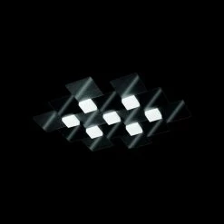 Grossmann CREO Deckenleuchte LED Schwarz, 7-flammig 7 Grossmann CREO Deckenleuchte LED Schwarz, 7-flammig -LED Leuchten Verkäufe grossmann creo deckenleuchte 77 770 045 3