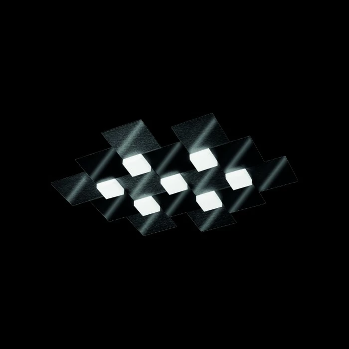 Grossmann CREO Deckenleuchte LED Schwarz, 7-flammig 4 Grossmann CREO Deckenleuchte LED Schwarz, 7-flammig – Bild 4