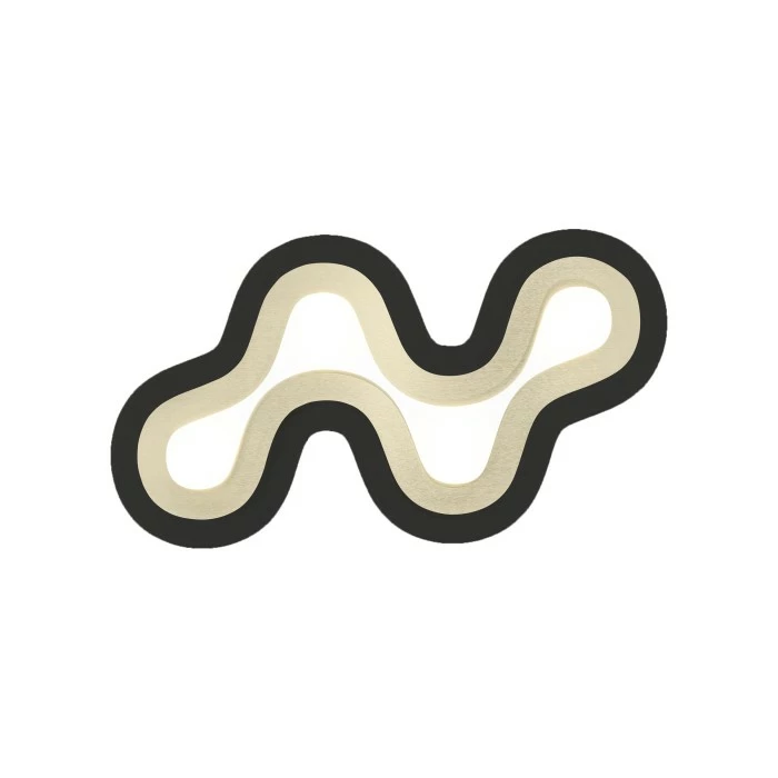 Grossmann DELIA Wandleuchte LED Schwarz, Champagnerfarben, Champagner, 4-flammig 2 Grossmann DELIA Wandleuchte LED Schwarz, Champagnerfarben, Champagner, 4-flammig – Bild 2