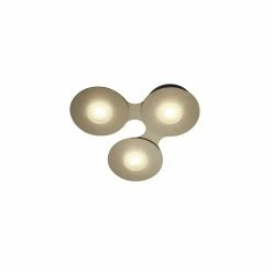 Grossmann DISC Deckenleuchte LED Braun, Gold, 3-flammig