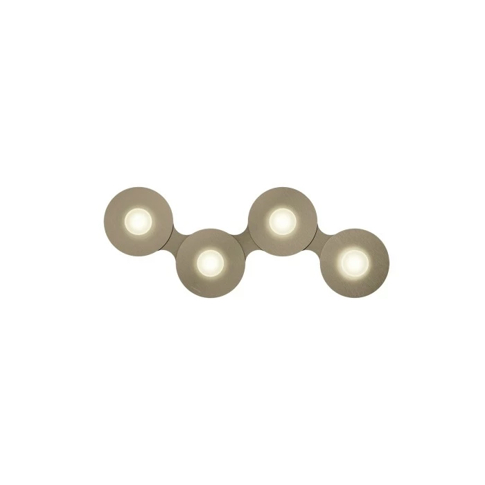 Grossmann DISC Deckenleuchte LED Braun, Gold, 4-flammig 2 Grossmann DISC Deckenleuchte LED Braun, Gold, 4-flammig – Bild 2