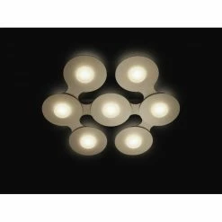 Grossmann DISC Deckenleuchte LED Braun, Gold, 7-flammig 10 Grossmann DISC Deckenleuchte LED Braun, Gold, 7-flammig -LED Leuchten Verkäufe grossmann disc deckenleuchte 77 830 090 4