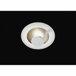 Grossmann FLAT Deckenleuchte LED Braun, Weiß, Gold, 1-flammig -LED Leuchten Verkäufe grossmann flat deckenleuchte 52 828 157 7