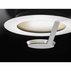 Grossmann FLAT Deckenleuchte LED Braun, Weiß, Gold, 1-flammig -LED Leuchten Verkäufe grossmann flat deckenleuchte 52 828 157 9