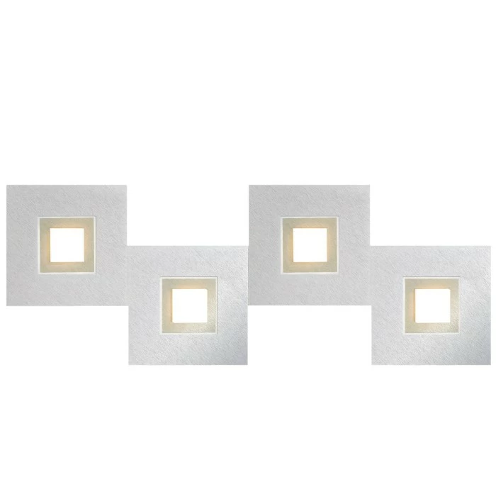 Grossmann KARREE Deckenleuchte LED Aluminium, Champagner, 4-flammig 1 Grossmann KARREE Deckenleuchte LED Aluminium, Champagner, 4-flammig